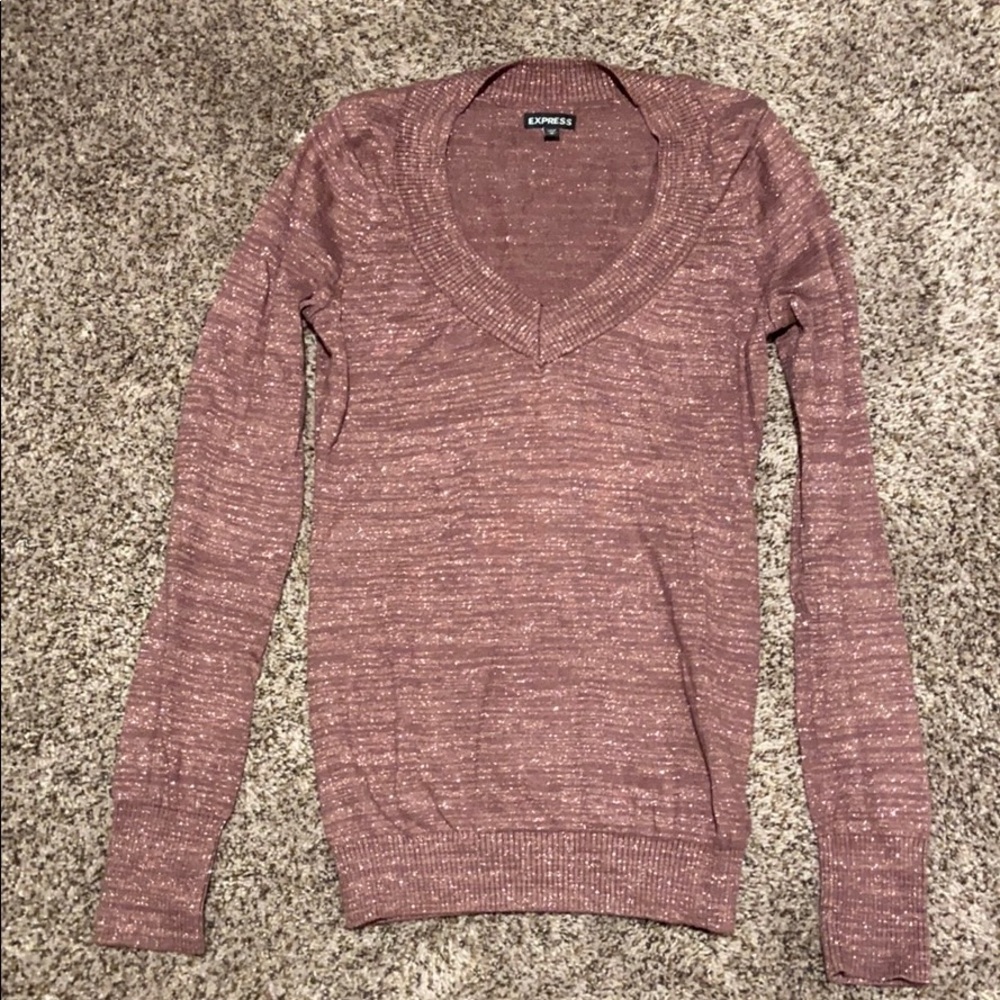 Express sparkle thread sweater